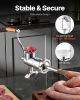 VEVOR Manual Meat Grinder, 304 Stainless Steel Hand Meat Grinder with Steel Table Clamp, Meat Mincer Sausage Maker with 1 Cutting Blade