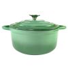 Dutch Oven,Dutch Oven Pot with Lid,3 QT Enamel Dutch Ovens with Dual Handles,Cast Iron Pot for Braiser,Cooking,Gifts for Family